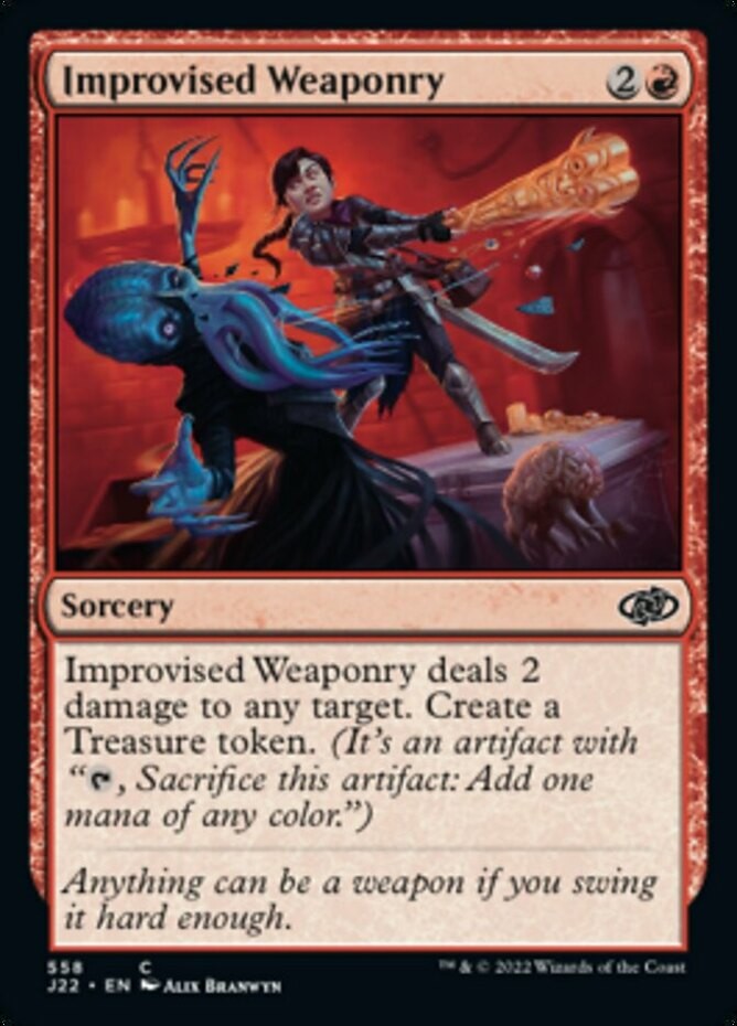 Improvised Weaponry~558~NM~(J22) - Jumpstart 2022~MTG