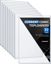 Comic Book Top Loaders for Current, Toploader Hard Sleeves Holder for Comic B...