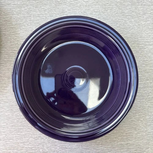 Preowned Fiesta Dinner Plate 10 1/4 Round Plum Purple Homer Laughlin