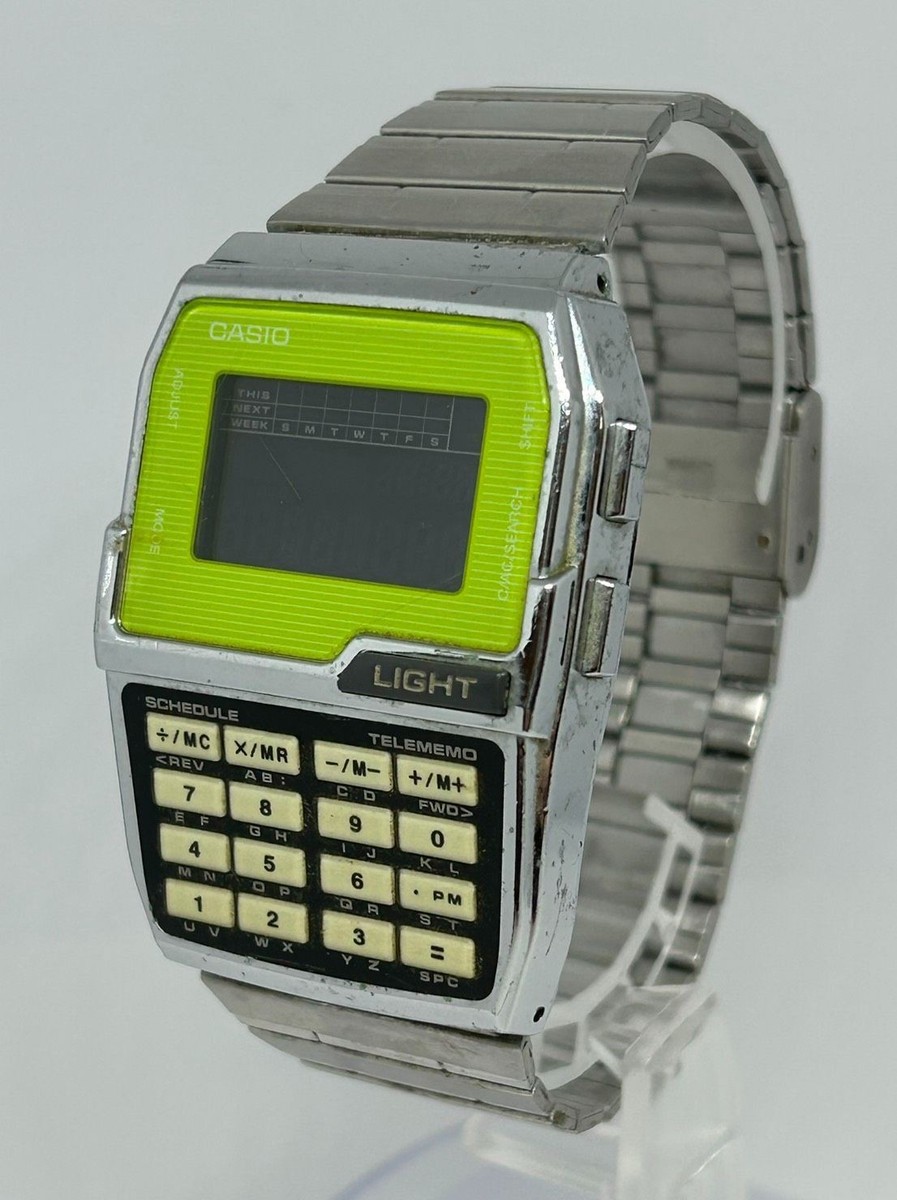 Casio Telememo Men Silver Watch - Dbc-1500 for sale online | eBay