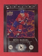 2024-25 Upper Deck Nick Suzuki Playlist Montreal Canadiens