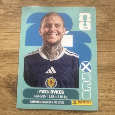 Panini 2026 World Cup Amerika WM Sticker No. SCO 18 Lyndon Dykes Schottland