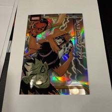 Hallows' Eve 2026 Topps Chrome Marvel Comics Storm's Lightning Refractor #122