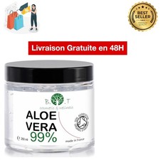 Gel Aloe Vera Bio 100% Naturel Hydratant Visage Corps 250 ml