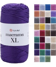 Polyester Macrame XL Cord Yarn Purple DIY Crafts 3mm Strong Versatile 142 yd