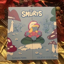 TASTE BEAUTY X THE SMURFS -  12 Color Eyeshadow Palette NEW