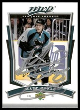 2007-08 Upper Deck Victory Matt Carle Auto San Jose Sharks #268