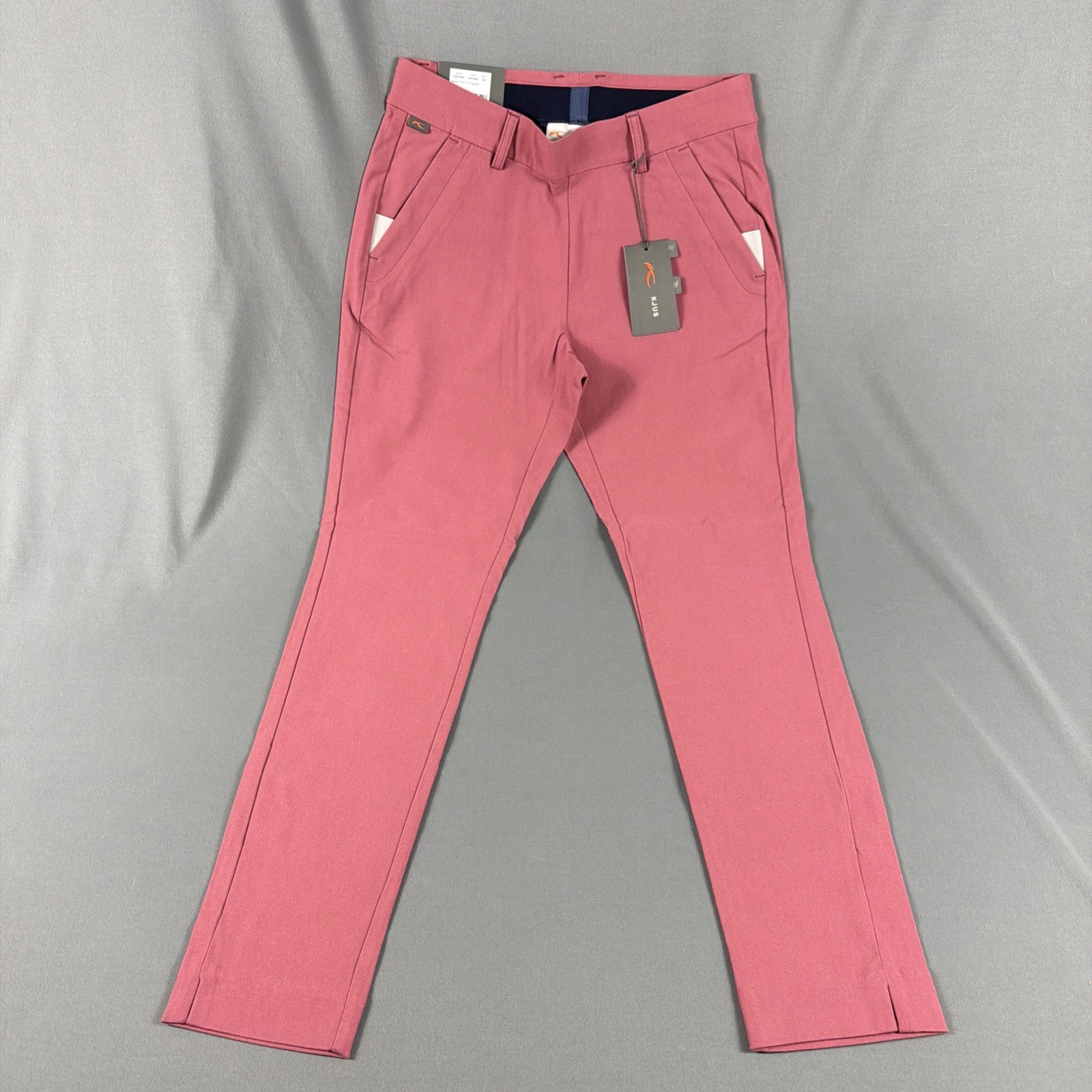 KJUS Womens Golf Pants Ikala Treggings Small Red Plum Viscose Polyamide NWT $180