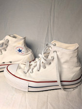 Converse Chuck Taylor All Star White High Top Canvas kids Size 3.5