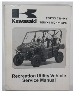 2012 Kawasaki Teryx4 750 4x4/EPS Service Shop Repair Manual 99924-1452-31 OEM