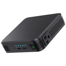 Portable Laptop Power Bank 100W AC Outlet, 72Wh/20000mAh with 65W PD USB C Po...