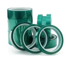 Green PET Film Tape 5mm-200mm High Temperature Resistant Insulation Shield Tape