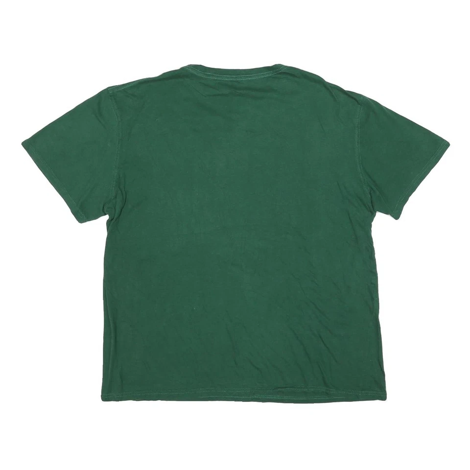 J. AMERICA Herren T-Shirt Oregon Ducks Grün Grafik, Kurzarm Crew Neck 2XL - Bild 3 von 4
