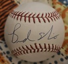 Brandon Nimmo Signed Autograph Baseball W/JSA Authentication Rangers,Mets — photo 2