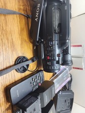 Sony Handycam CCD-FX620 Video 8 12x Camcorder Bundle wRemote  Adapter Untested