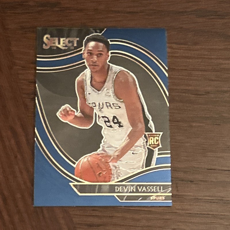 2021 Panini Select #290 Devin Vassell San Antonio Spurs RC