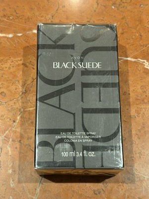 AVON BLACK SUEDE EDT EAU DE TOILETTE PERFUME SPRA Y100 ml 3.4 OZ NEW SEALED