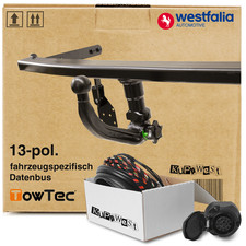 Für Seat Exeo Stufenheck 3R2 Westfalia Anhängerkupplung abnehmbar & 13pol E-Satz
