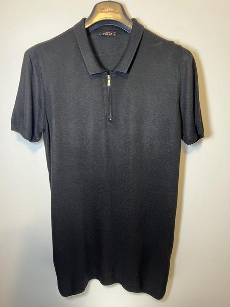 Men Poole Polo Black Acrylic 38 / M / 46