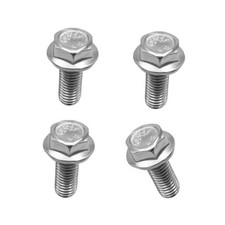 Car Top Front Skid Plate Bolts, 12mm Hex Head Stainless Steel Skid Plate 4 PCS