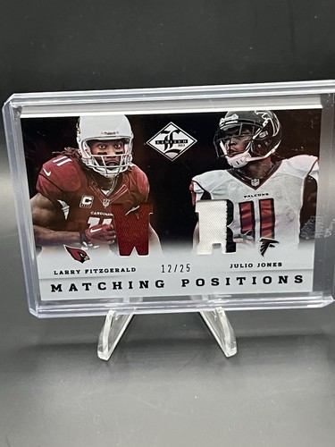 Camiseta deportiva limitada 2013 números coincidentes doble como nueva Julio Jones Larry Fitzgerald/25