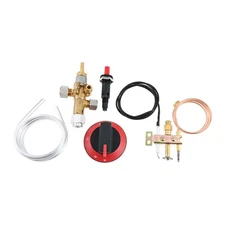 LP Gas Safety Valve Pilot Burner Thermocouple Piezo Igniter Kit For Pizza Oven