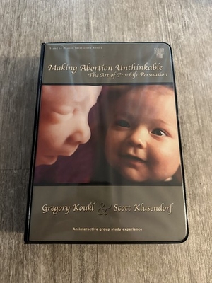 #ad Making Abortion Unthinkable VHS amp; CD ROM Training CD ROM – NTSC $29.95