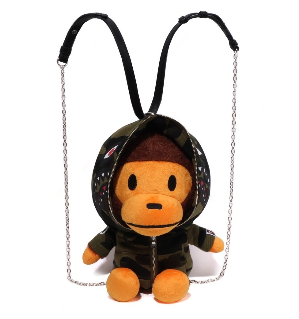 A BATHING APE Ladies' Goods 1ST CAMO BABY MILO PLUSH DOLL