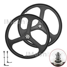 26in Mtb Bike Magnesium Rear Front Wheels 3-spoke Set Rim Wheelset 67 Gears