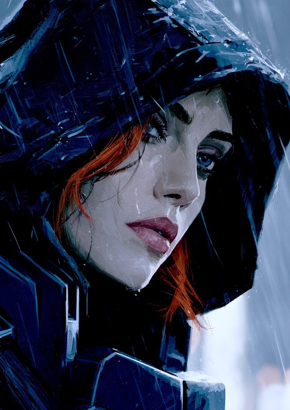Commander Shepard - Mass Effect Art Card 1/1 PaintOholic Signed ONE OF ...