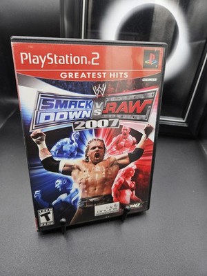 WWE SmackDown vs Raw 2007 /PlayStation 2 PS2 / Clean / Tested / Read 