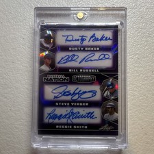 Leaf Octography 1/1 Hard Signed Baker Russell Yeager Smith Reuss