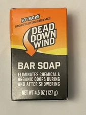 Dead Down Wind 1200N Unscented Scent Eliminator Hunting Bar Soap 4.5 Oz