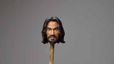 1:12 custom painted Keanu Reeves, John Wick head sculpt