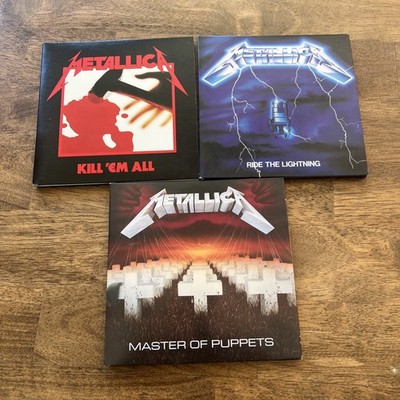 Metallica - Kill 'Em All / Ride the Lightening / Master of Puppets - 3 CD SET