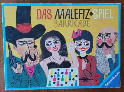 Ravensburger Das Malefiz Spiel Barricade Germany 1971 Complete