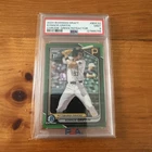 2024 BOWMAN DRAFT CHROME-GREEN REFRACTOR  KONNOR GRIFFIN 99/99 PSA 9 Bookend !!