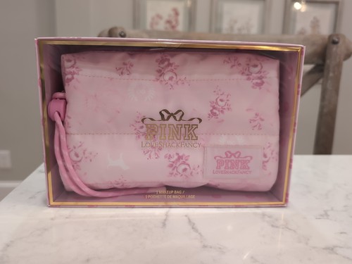ROSA x Love Shack borsa trucco fantasia coquette cosmetica nuova con etichetta