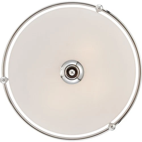 Quoizel GF1621 Nickel Griffin 4-Light 21"W Flush Mount Ceiling Fixture - Picture 11 of 12