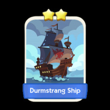 Durmstrang Ship 2 Star Monopoly Go Sticker