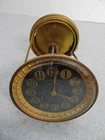 ANTIQUE JAPY FRERES  IRON METAL MANTLE CLOCK DIAL HANDS ROCK ISLAND HENRY PEETZ