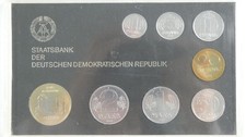 DDR KMS 1985, 1Pf. bis 5M Frauenkirche in Hartplastik #EAB91