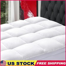 Mattress Topper Queen Size Extra Thick Mattress Pad 8-21" Deep Pocket Soft Down