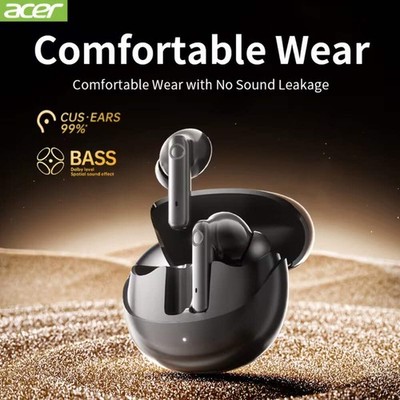 Acer TWS Bluetooth Kopfhörer   Tiefer Bass, Niedrige Latenz, Lange Akkulaufzeit