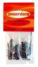 100 BLACK 2-56 Hex-Drive Button-Head Screws 1/8", 3/16", 1/4" and 30 WASHERS