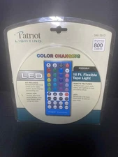 Patriot Lighting LED 16' Flexible Tape Light with Remote Control. S36.