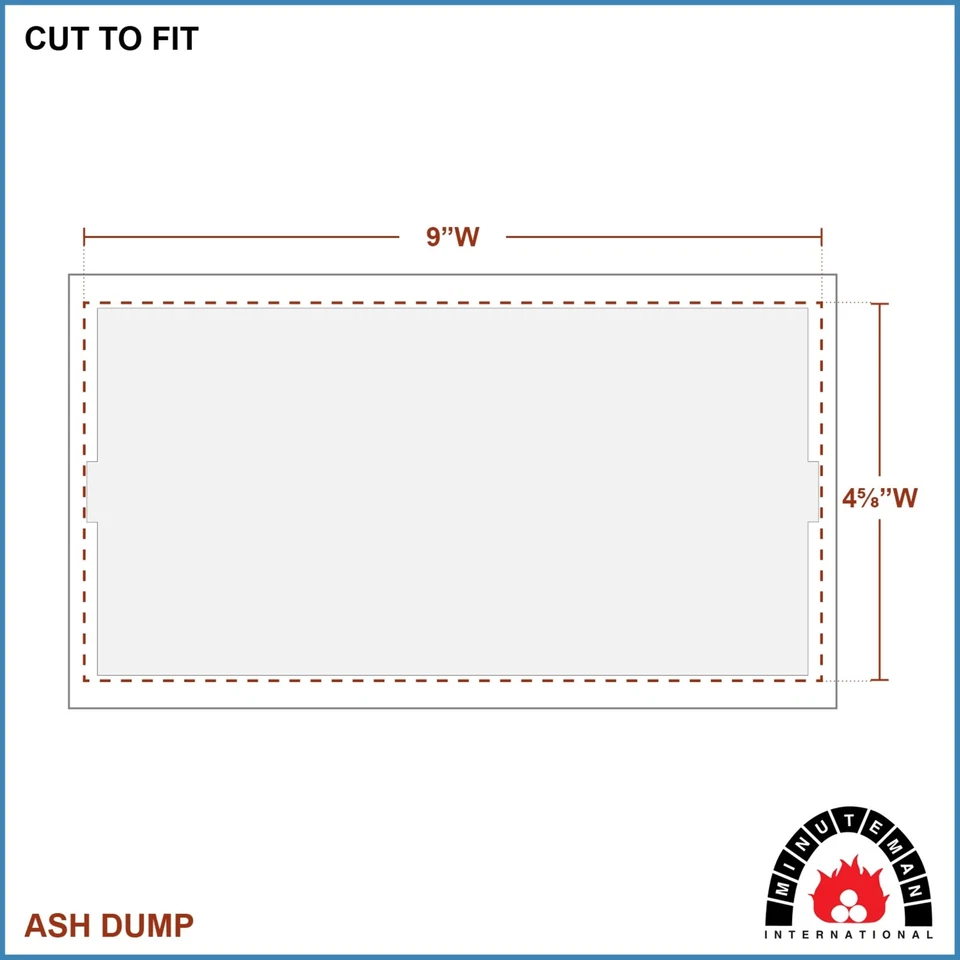 Cubierta de volteo de ceniza de hierro fundido negro con puerta con persianas para limpieza de chimeneas Foto 4 de 4
