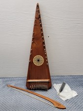 Williams Psalteries Mahogany Bowed Psaltery Instrument With Case