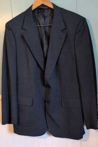 Kingsridge Towne Squire Ltd Men's 2 Piece Navy Blue Suit Jacket Size 38R Pants40 - 第 3/8 張圖片