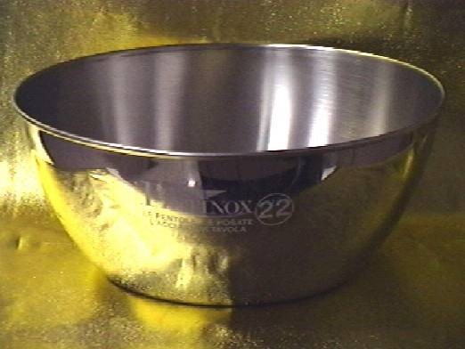 Stainless Steel Salad Bowl 24 cm 509038 Gray Pinti Inox